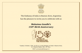 Celebration of 150 Birth Anniversary of Mahatama Gandhi
