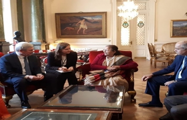 The Parliamentary delegation led by Hon'ble Speaker of Lok Sabha of India, Smt. Sumitra Mahajan attended Parliamentary Forum and Speakers' Summit from 31 Oct. to 2 Nov. 2018 at Buenos Aires, Argentina.