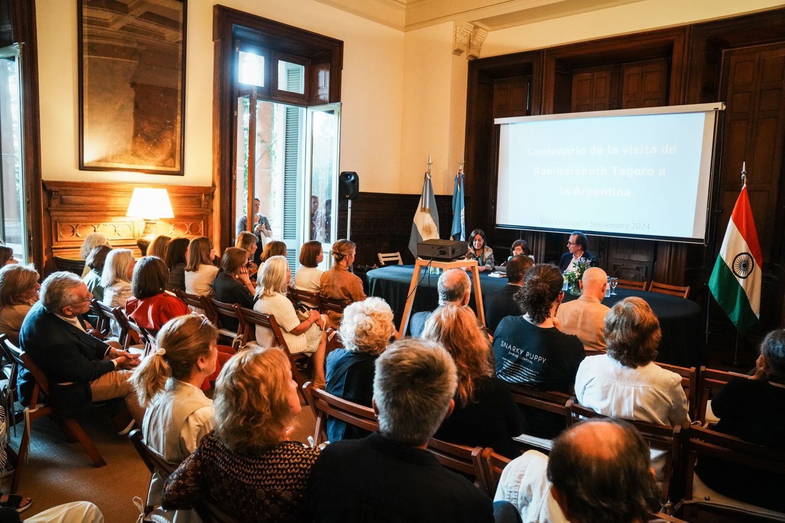 Ambassador Dinesh Bhatia, in collaboration with Fundacion Sur, hosted a seminar at Villa Ocampo , celebrating 100 years of arrival of Gurudev Rabindranath Tagore to Argentina