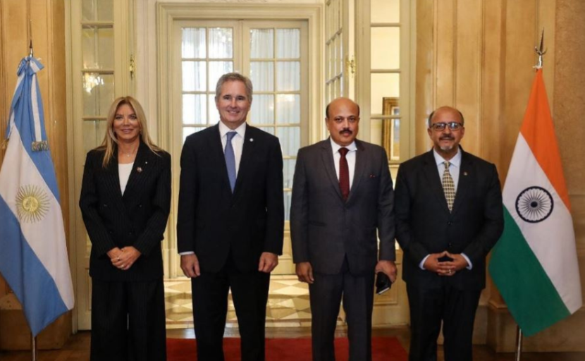 Shri Rajesh Agarwal, Secretary Department of Commerce, GOI, accompanied by Ambassador co-chaired the 4th India- Argentina Joint Trade Committee along with Ambassador Fernando Brun, Secretary, International Economic Affairs on 24 August, 2026.