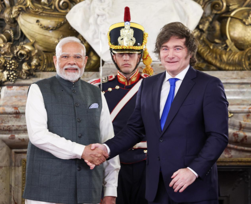 Hon’ble Prime Minister Shri Narendra Modi met President of Argentina Javier Milei on 5th July 2025