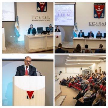 Ambassador Ajaneesh Kumar addressed in an inaugural speech at the 10th CELAO International conference at Catholic University of Salta