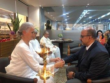 Ambassador Ajaneesh Kumar, celebrated Raksha Bandhan with Brahma Kumaris,