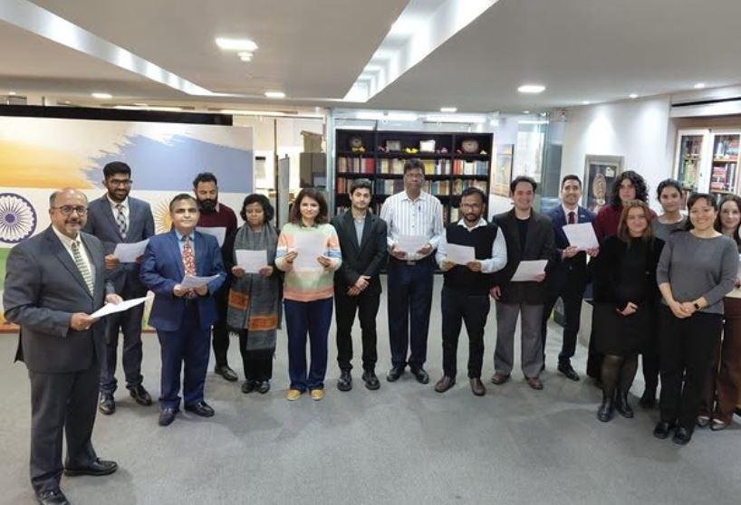On the occasion of World No Tobacco Day 2026, Ambassador  administered the anti-tobacco pledge at the Embassy of India, Buenos Aires.