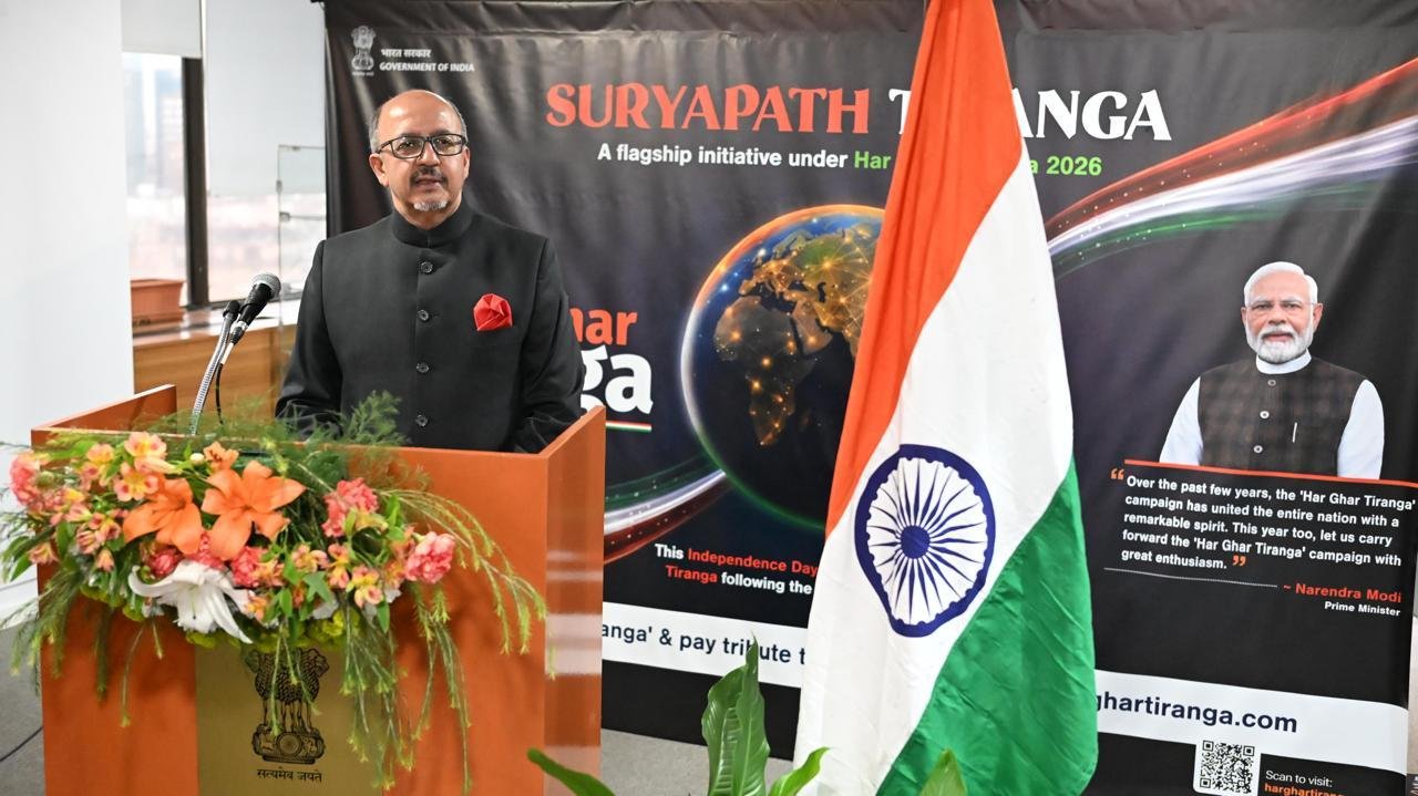 The Embassy celebrated India's 80th Independence Day with patriotic fervor and enthusiasm at its headquarters on August 15, 2026.