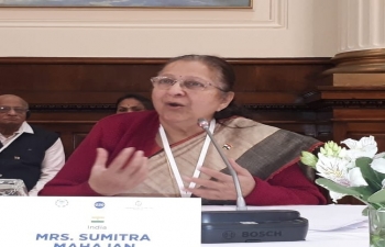 The Parliamentary delegation led by Hon'ble Speaker of Lok Sabha of India, Smt. Sumitra Mahajan attended Parliamentary Forum and Speakers' Summit from 31 Oct. to 2 Nov. 2018 at Buenos Aires, Argentina.