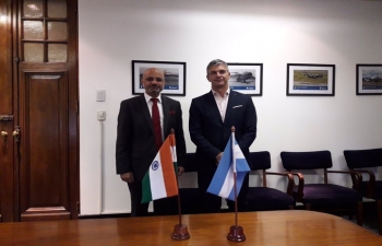 Meeting with Antonio Beltramone, President of Fábrica Argentina de Aviones Brigadier San Martín S.A.