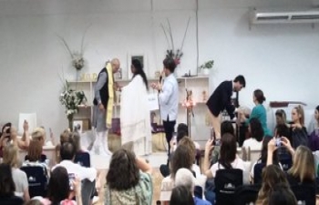 Celebrations of Ayurveda Day in Argentina continued with Sri Sri Tattva and El Arte de Vivir 