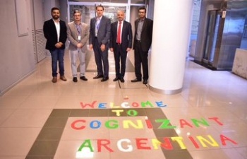 Ambassador Dinesh Bhatia joined to celebrate Diwali at headquarters of Cognizant