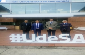 Ambassador Dinesh Bhatia paid a visit to Universidad de San Andrés