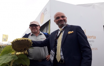 El Embajador de la India Dinesh Bhatia visita la Expo Agro Argentina 2020