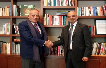 Ambassador Dinesh Bhatia met Dr. Anibal Jozami, President of University of Tres de Febrero