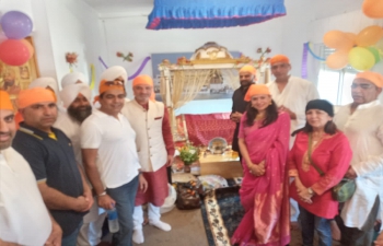 Ambassador Dinesh Bhatia inaugurated the first Gurudwara building owned by Sikh Sangat at Hurlingham