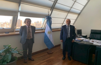 Ambassador Dinesh Bhatia met H.E. Pablo Tettamanti, Deputy Foreign Minister at Cancillería Argentina