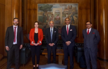 Ambassador Dinesh Bhatia joined NPCI to present their expertise in digital payments, digital literacy & India's stupendous journey towards digitisation, to Fernando Morra & Maia Colodenco at Ministry of Economy.