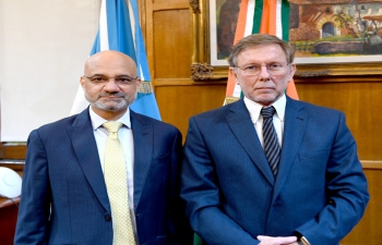 Ambassador Dinesh Bhatia met Secretary of Agriculture Juan Bahillo at Secretary of Agriculture 