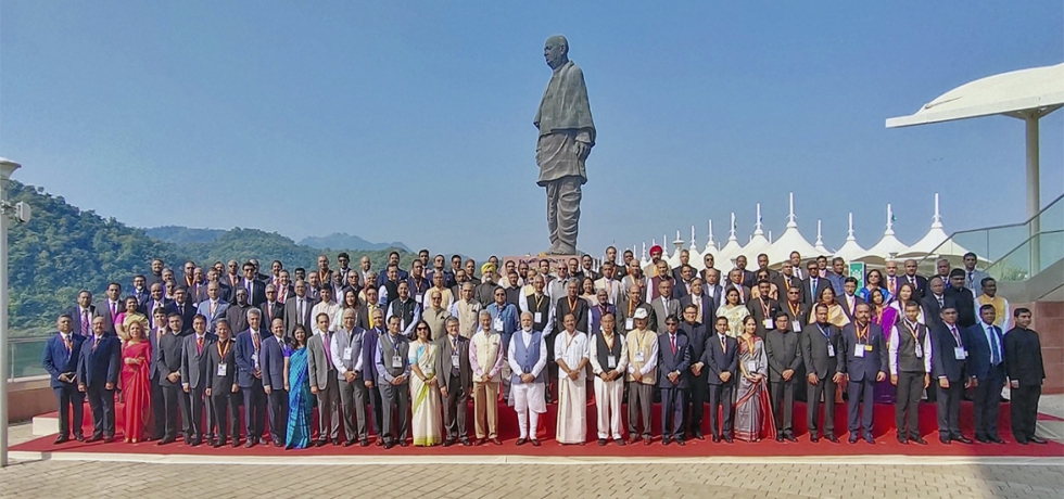PM Narendra Modi interacted with Indian ambassadors and envoys at the 10th Heads of Missions Conference in Gujarat’s Kevadia