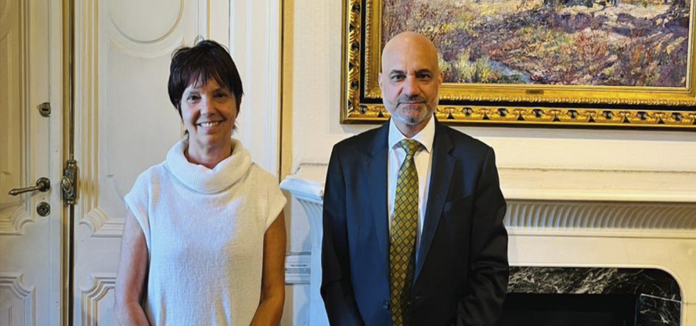 Ambassador Dinesh Bhatia met Mercedes Marcó del Pont, Secretary of Strategic Affairs to the President at Casa Rosada