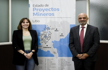 Ambassador Dinesh Bhatia met Fernanda Ávila, Secretary, Department of Mining at Secretary of Industries and Productive Development