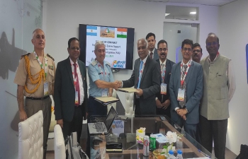 History in the making! First ever defence supply contract bet Strategic Partners, India & Argentina