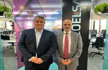 Ambassador Dinesh Bhatia met Atilio Velaz, CEO along with senior members of COELSA, the leading Argentine digital payment platform 