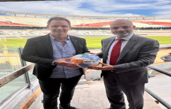 Ambassador Dinesh Bhatia met Jorge Brito, President of River Plate