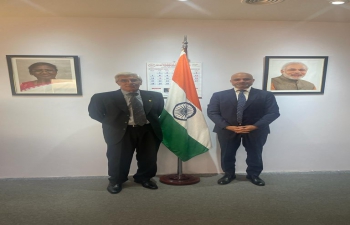 Ambassador Dinesh Bhatia met Oscar Arellano, President of National University of Catamarca 