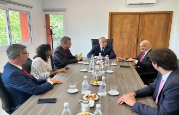 Continuing visit to Jujuy, Ambassador Dinesh Bhatia met Juan Carlos Abud, Minister of Production (Province of Jujuy)