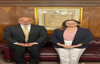 Ambassador Dinesh Bhatia met Karina Rando, Minister of Health of Uruguay