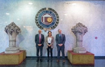 Ambassador Dinesh Bhatia visited Universidad de Belgrano to present an impressive journey of India