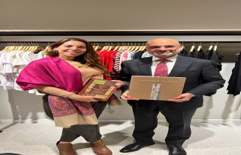 Ambassador Dinesh Bhatia met Nathalie Manhard, Director of Indian