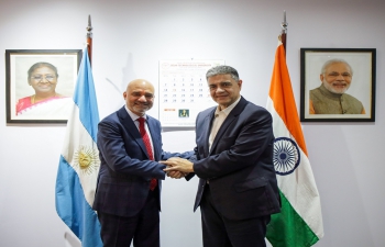 Ambassador Dinesh Bhatia met Jorge Macri, Minister of of Government of the City of Buenos Aires