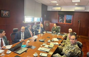 Ambassador Dinesh Bhatia & HAL delegation met General Guillermo Pereda, Chief of staff of Armed Forces