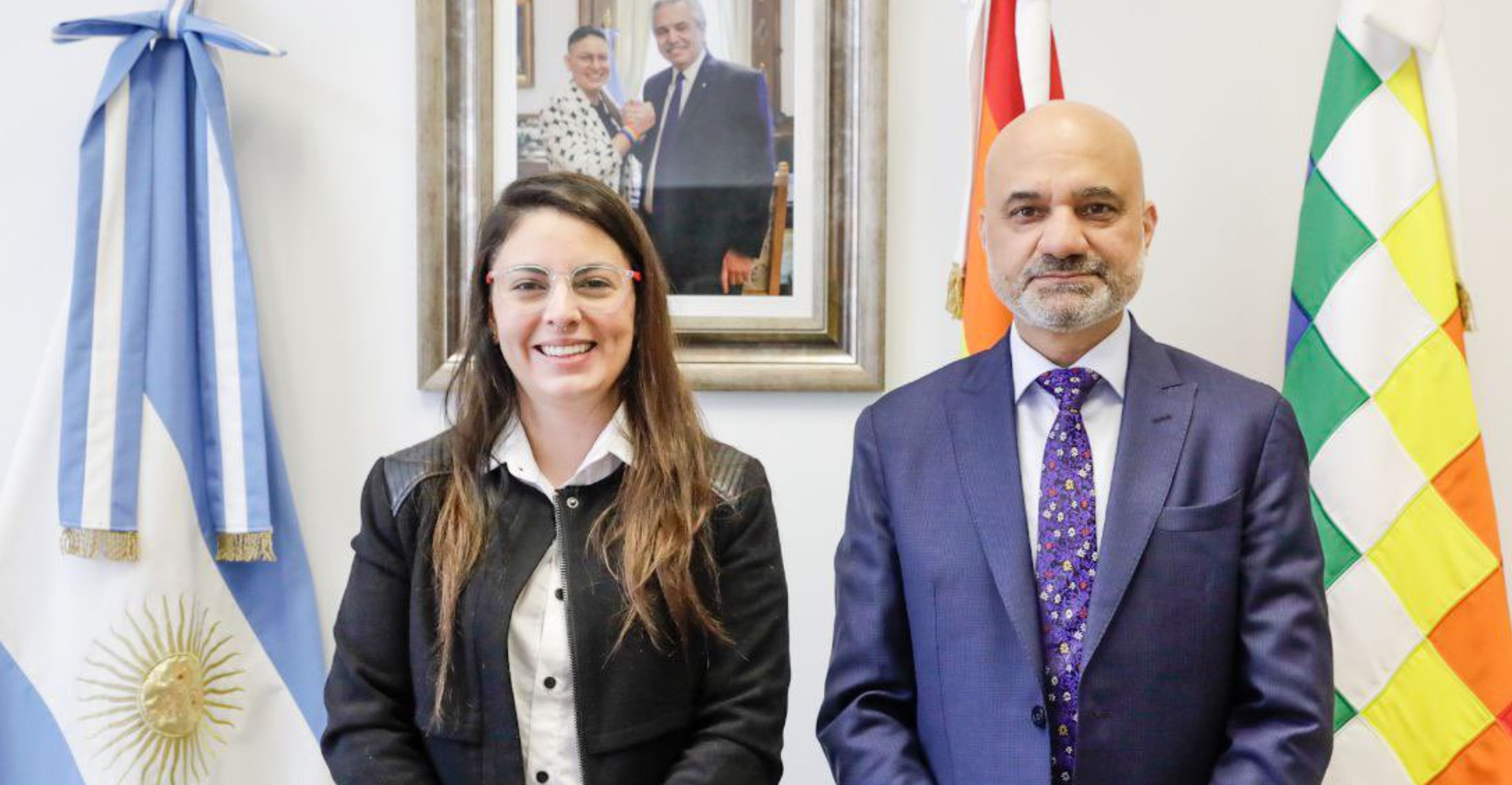 Ambassador Dinesh Bhatia met Ayelén Mazzina, Minister of Women, Gender and Diversity
