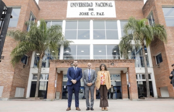Ambassador Dinesh Bhatia visited National University of Jose C. Paz where he was received by Rector Dario Kusinsky