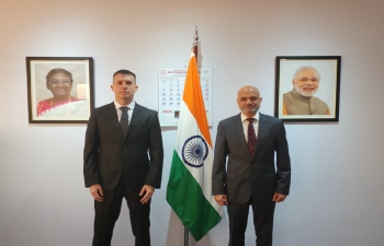 El Embajador Dinesh Bhatia recibió a Juan Marino, Miembro de la Cámara de Diputados y fundador del Partido Piquetero & Unidad Piquetera del bloque gobernante Union por la Patria