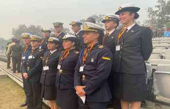 10 cadets and 4 officers from Air Force & Navy Force in 75th Republic Day celebrations in India