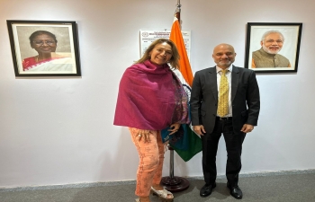 El Embajador Dinesh Bhatia recibió a Marcela Campagnoli, diputada y miembro del Comité de Relaciones Exteriores de Diputados