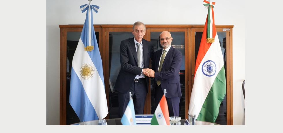 Ambassador Dinesh Bhatia met Eduardo Chirillo, Secretary of Energy, Argentina on 15 February 2024.