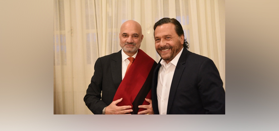 Ambassador Dinesh Bhatia met Governor  Gustavo Saenz OK , Salta Argentina on 17 February 2024.        