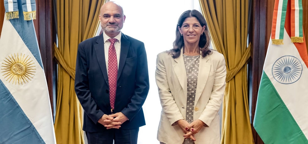 Ambassador Dinesh Bhatia met Ms Florencia Misrahi, Federal Administrator of AFIP  on 26 March 2024. 
